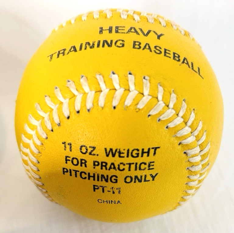 Worth Heavy Pitching Practice Baseball Training Balls ~ Set of 5