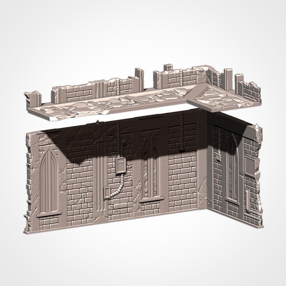 UKTC Cathedral Ruins 40K Terrain Set