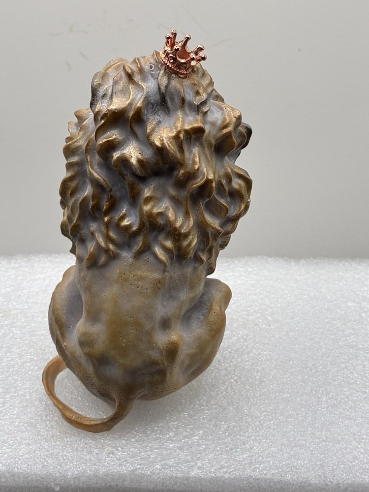 Crowned Lion With Diamond Eyes