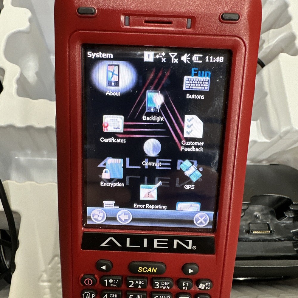 ALIEN TECHNOLOGIES ALR9900 RFID READER WITH POWER SUPPLY CABLE