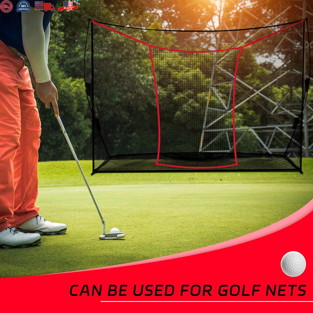Golf Practice Net Extender 4 X 6 Ft Golf Net Attachment for 7 Ft or 10 Ft Golf N