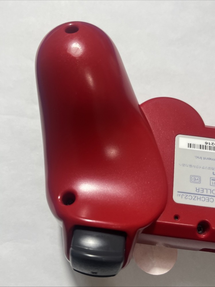 Sony PS3 DualShock 3 Wireless Controller Red OEM Original Tested
