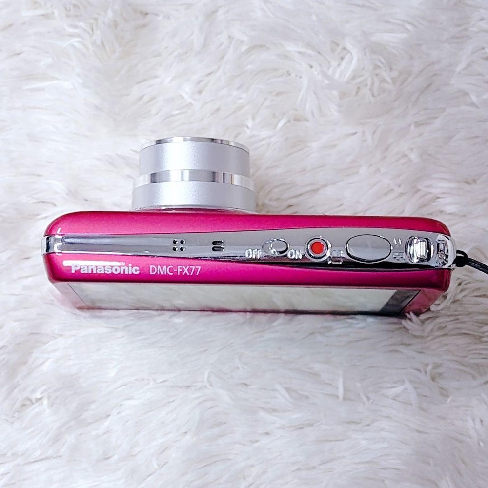 Panasonic DMC FX77 Digital Camera Compact Pink Excellent Condition Great Buy