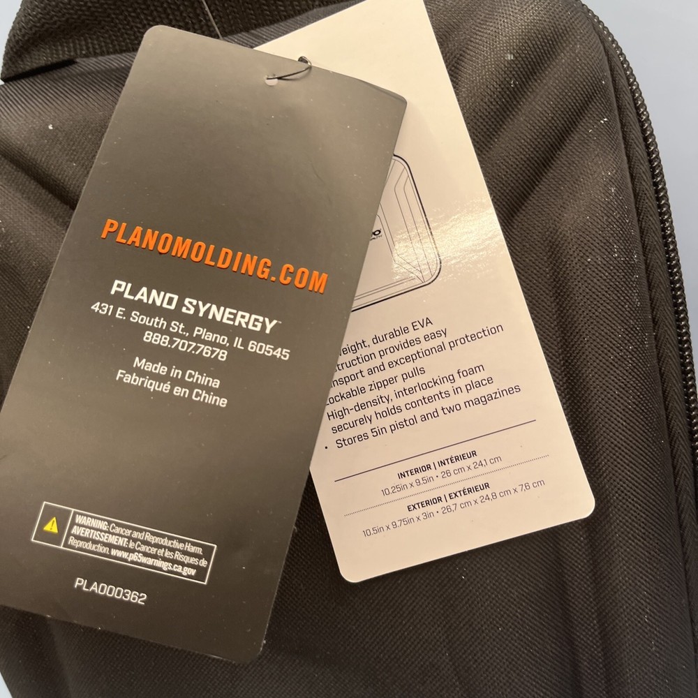 Plano Stealth EVA Single Pistol Soft Case Black