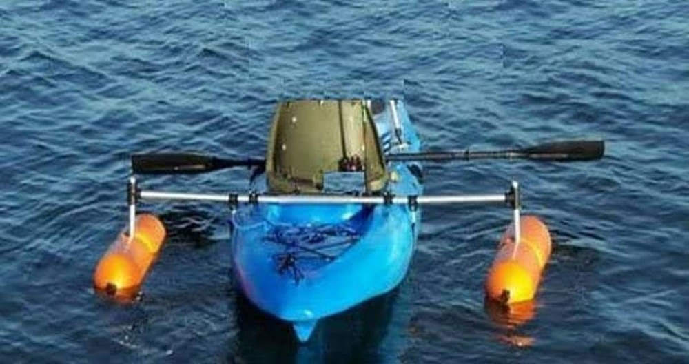 2 Pack Trap Float Kayak Float Buoy Float Deep Water Float Boat Stabilizers 11x5