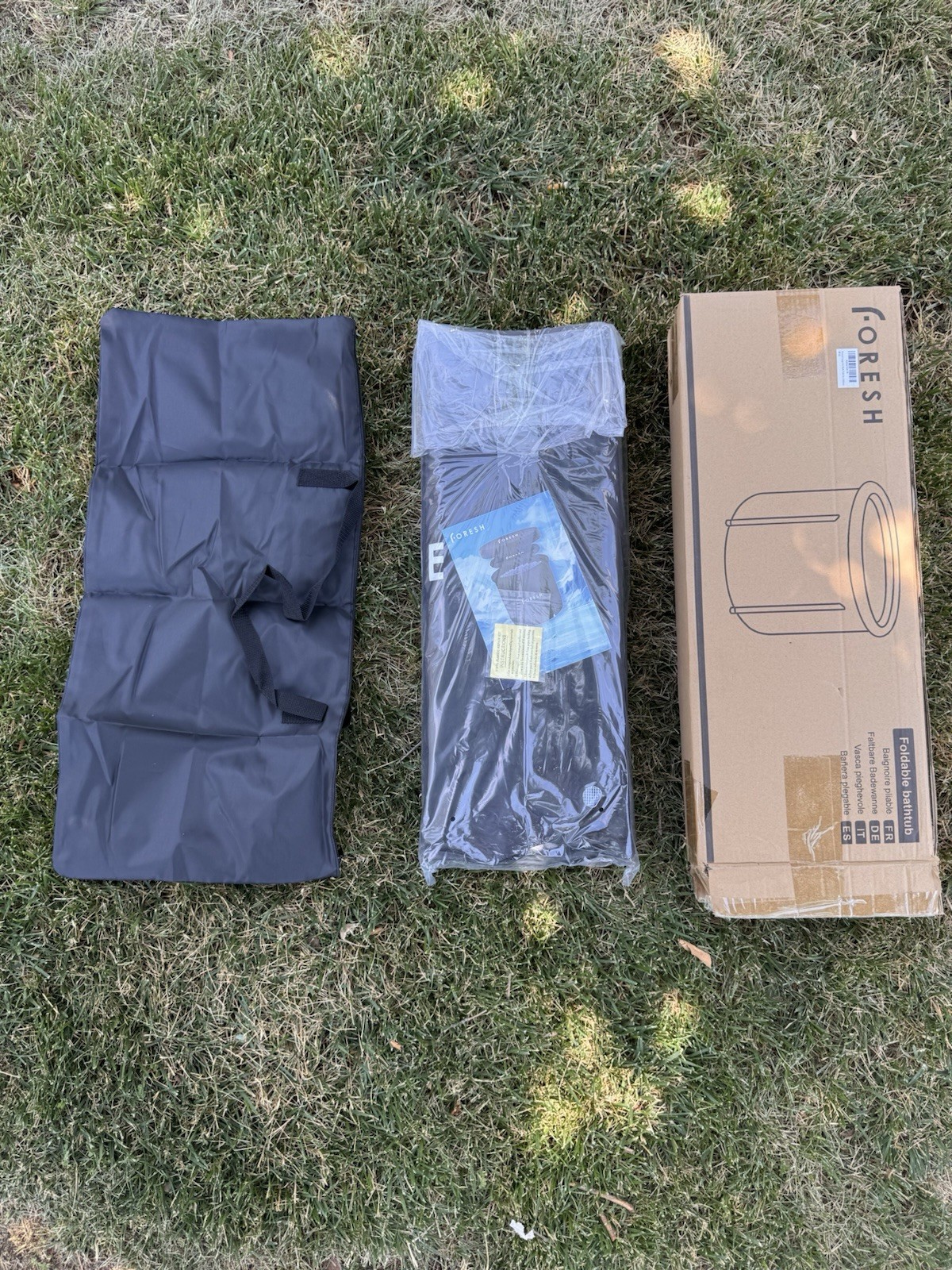 Foresh Large Ice Bath Cold Plunge Tub Premium Portable Recovery Tub