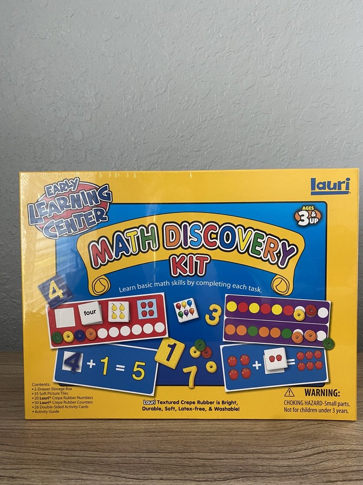 Lauri Early Learning Math Discovery Kit Count Add Subtract Compare Patterns NEW