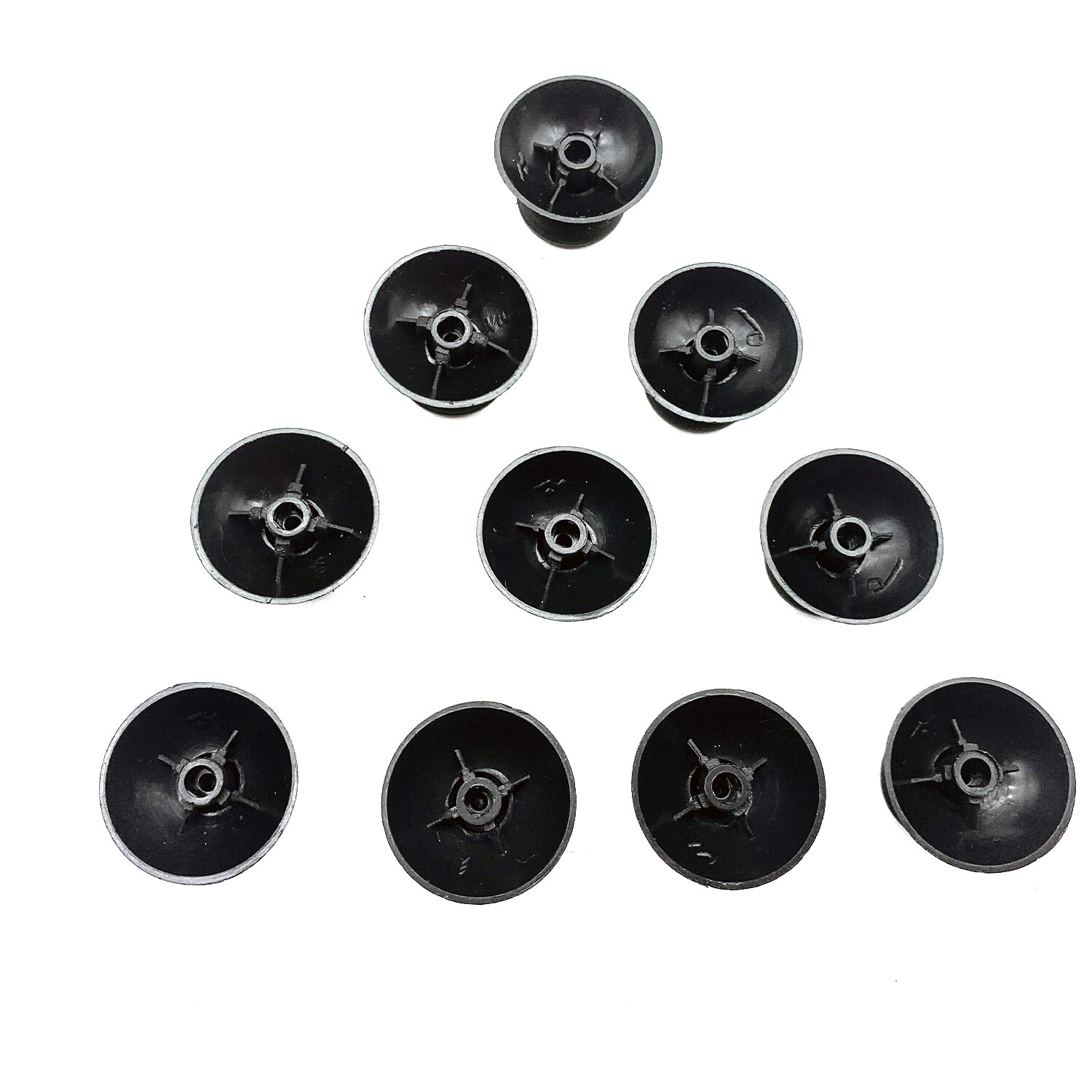 New 10 Pcs Black Analog Game Thumb Sticks For Microsoft Xbox 360 Controller USA