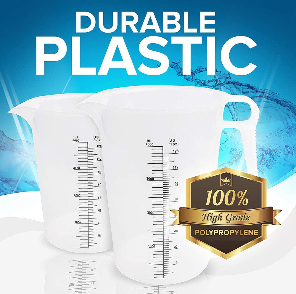 32Oz Measuring Pitcher, Plastic, Multipurpose, Ounce and Milliliter Increments
