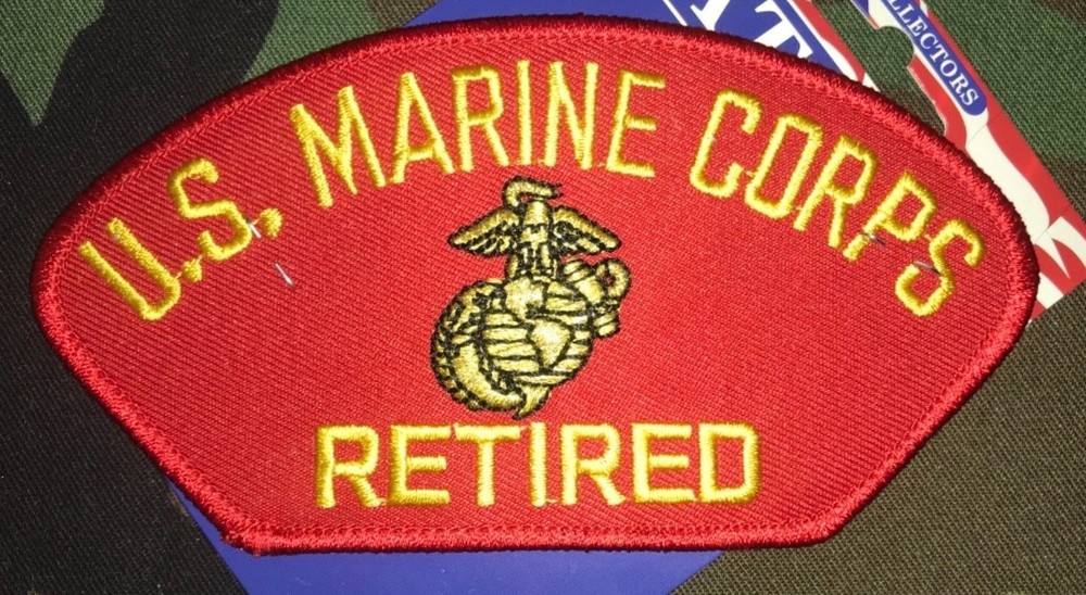 HAT EGA PATCH US MARINE CORPS RETIRED FOR BASEBALL CAP
