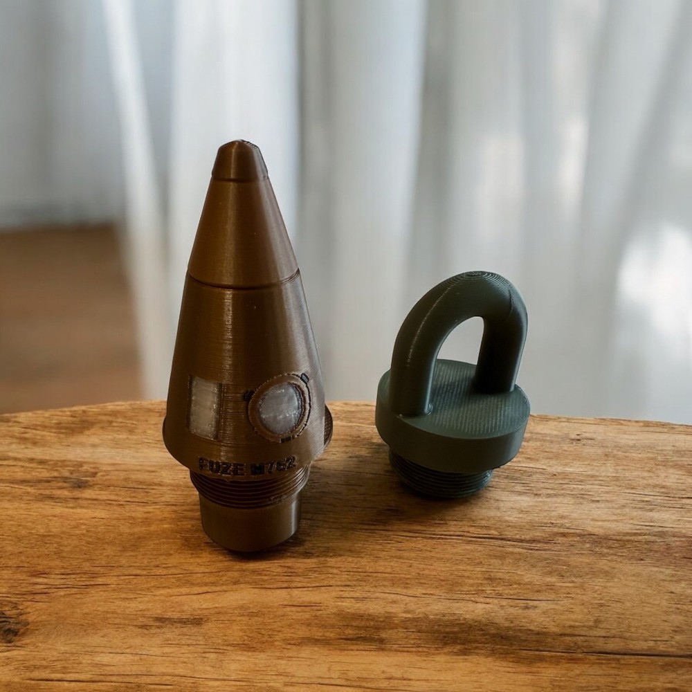 3D Printed Replica 155mm Howitzer Shell: Half Scale M107