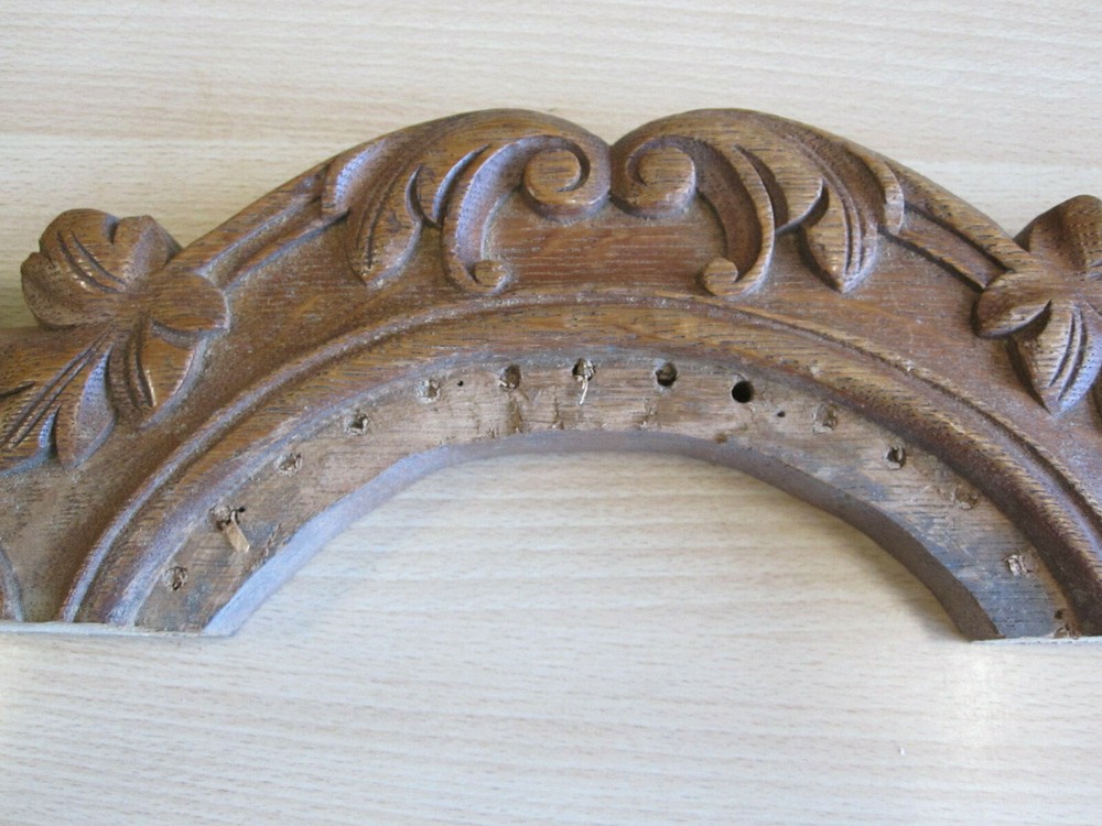 ANTIQUES CARVED DECORATIVE ELEMENT HANDMADE