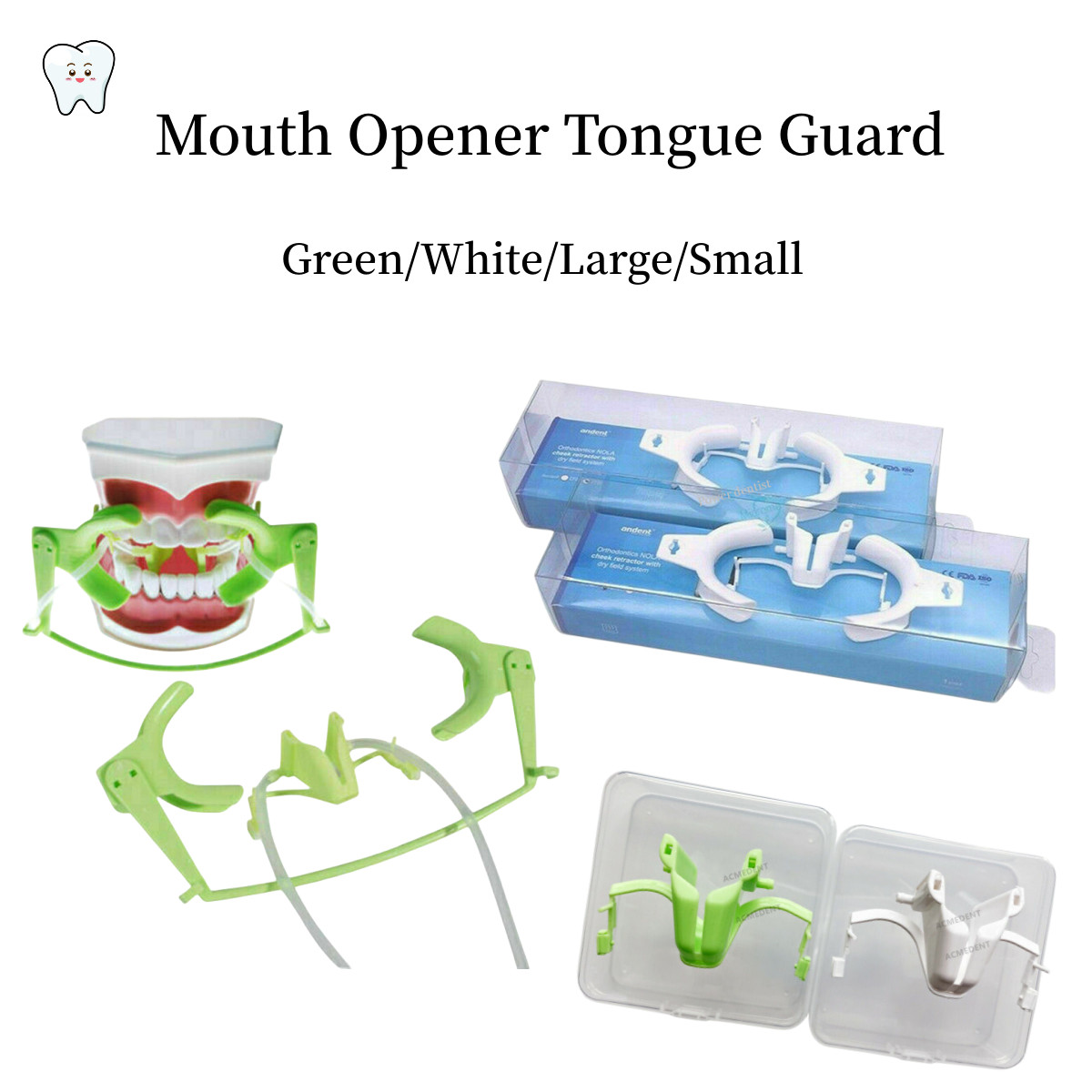 Nola Dental Ortho Dry Field System Lip Cheek Retractor Mouth Opener Tongue Guard