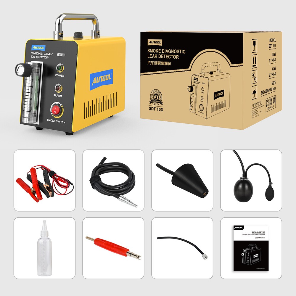 Accurate Auto Smoke Leak Detector Quick & Easy Leak Detection EVAP Smoke Machine