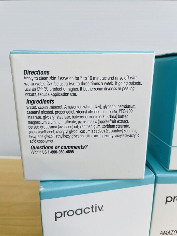 Proactiv Amazonian Clay Mask 3oz x 6 Boxes EXP 2025