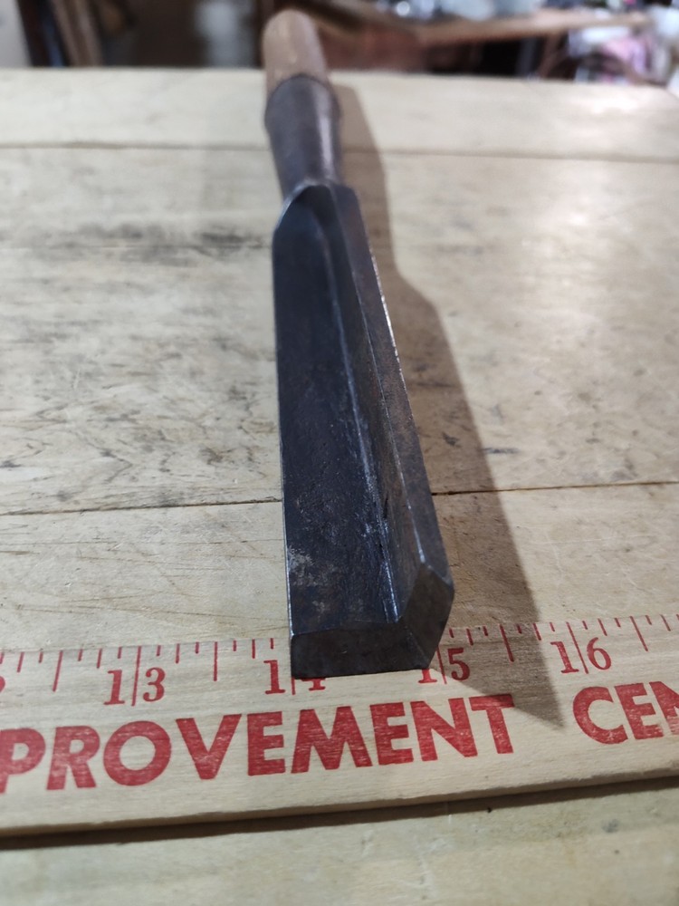 Early Merrill 7/8" Socket Corner Chisel Timber Frame Shipwright Timberframe