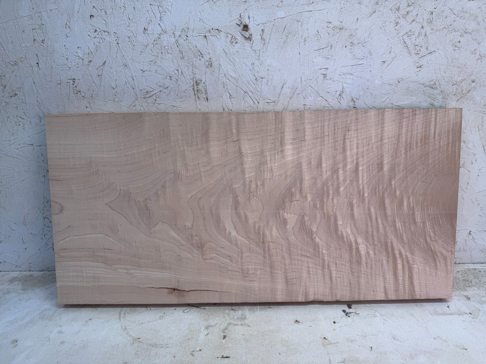 Figured Hard Maple Billet | Angel Step | FM 120