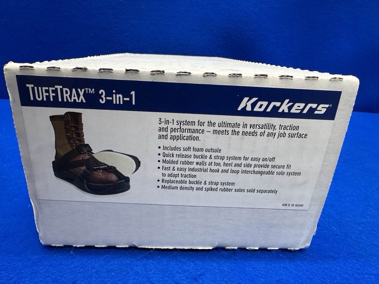Korkers TuffTrax 3-in-1 Safety Overshoe