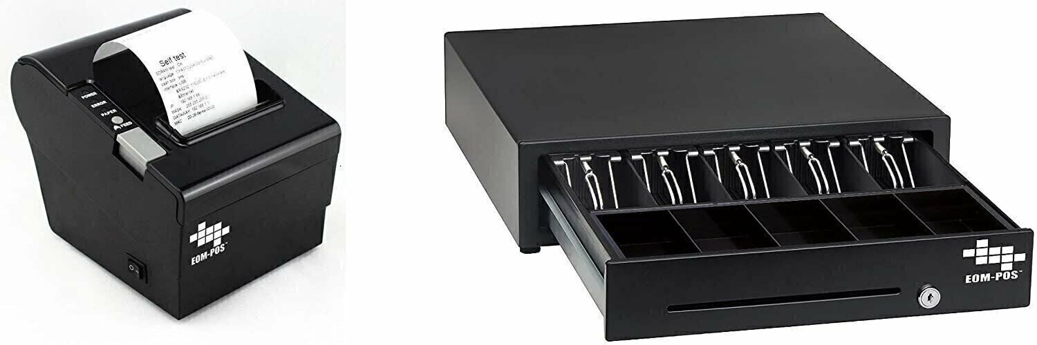 EOM-POS Thermal Receipt Printer - USB, Ethernet/LAN, & Serial Ports - Auto...