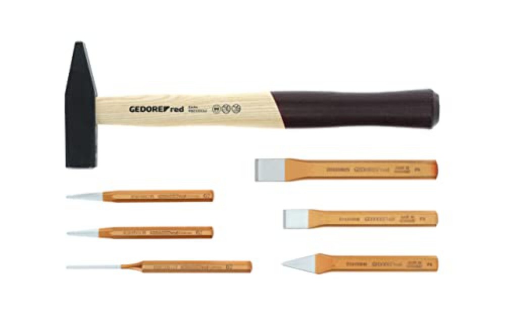 GEDORE 7-Piece Hammer/Chisel Set in 2/6 CT Module