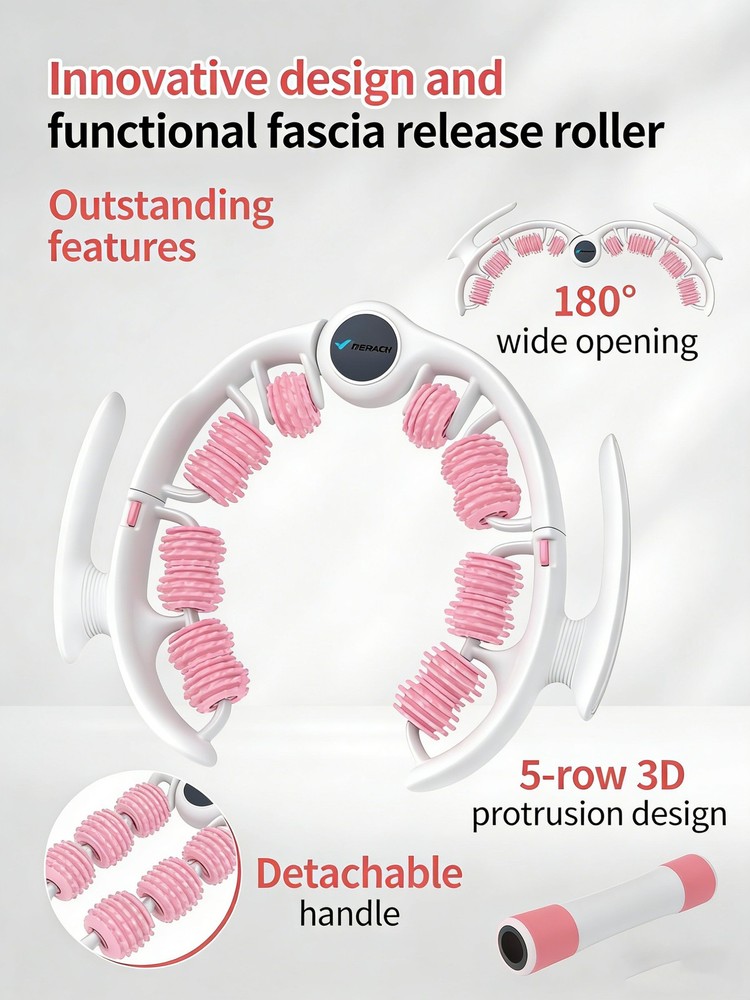 MERACH Cellulite Massage Tool with Push Pull Roller Lymphatic Drainage Massage