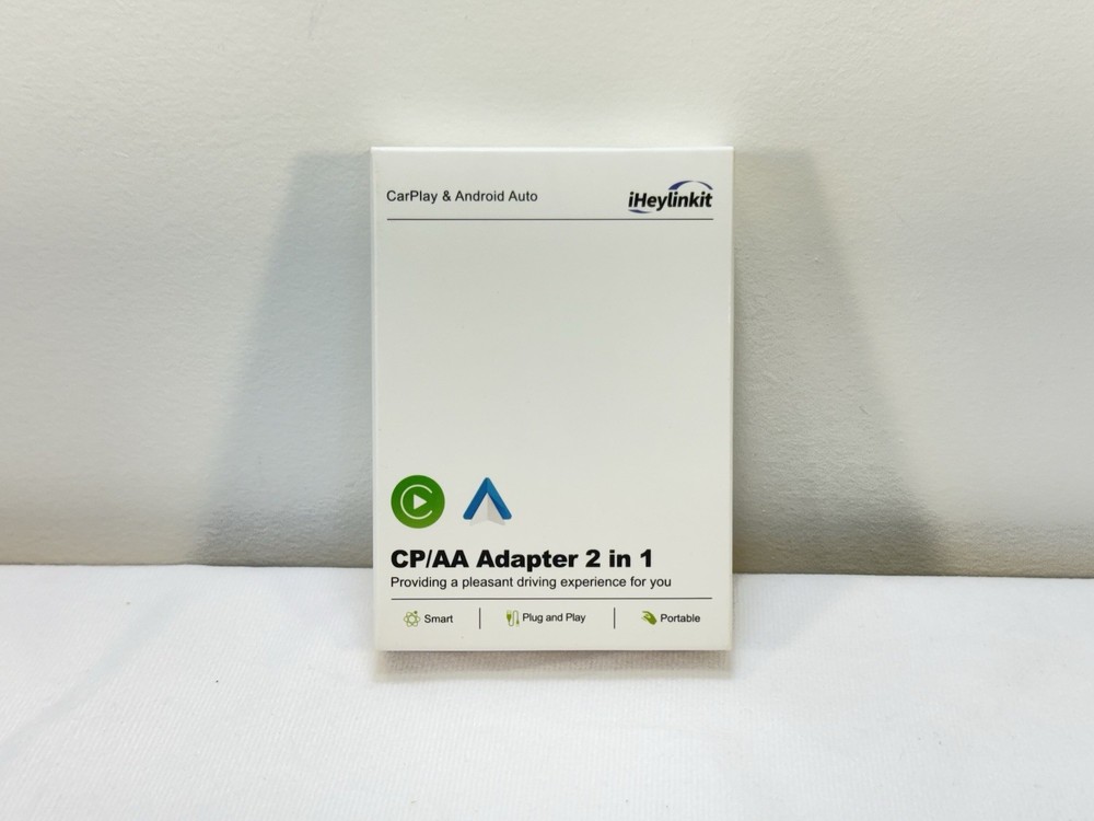 iHeylinkit 2025 Wireless CarPlay Adapter Wired to Wireless iOS/Android Auto Plug