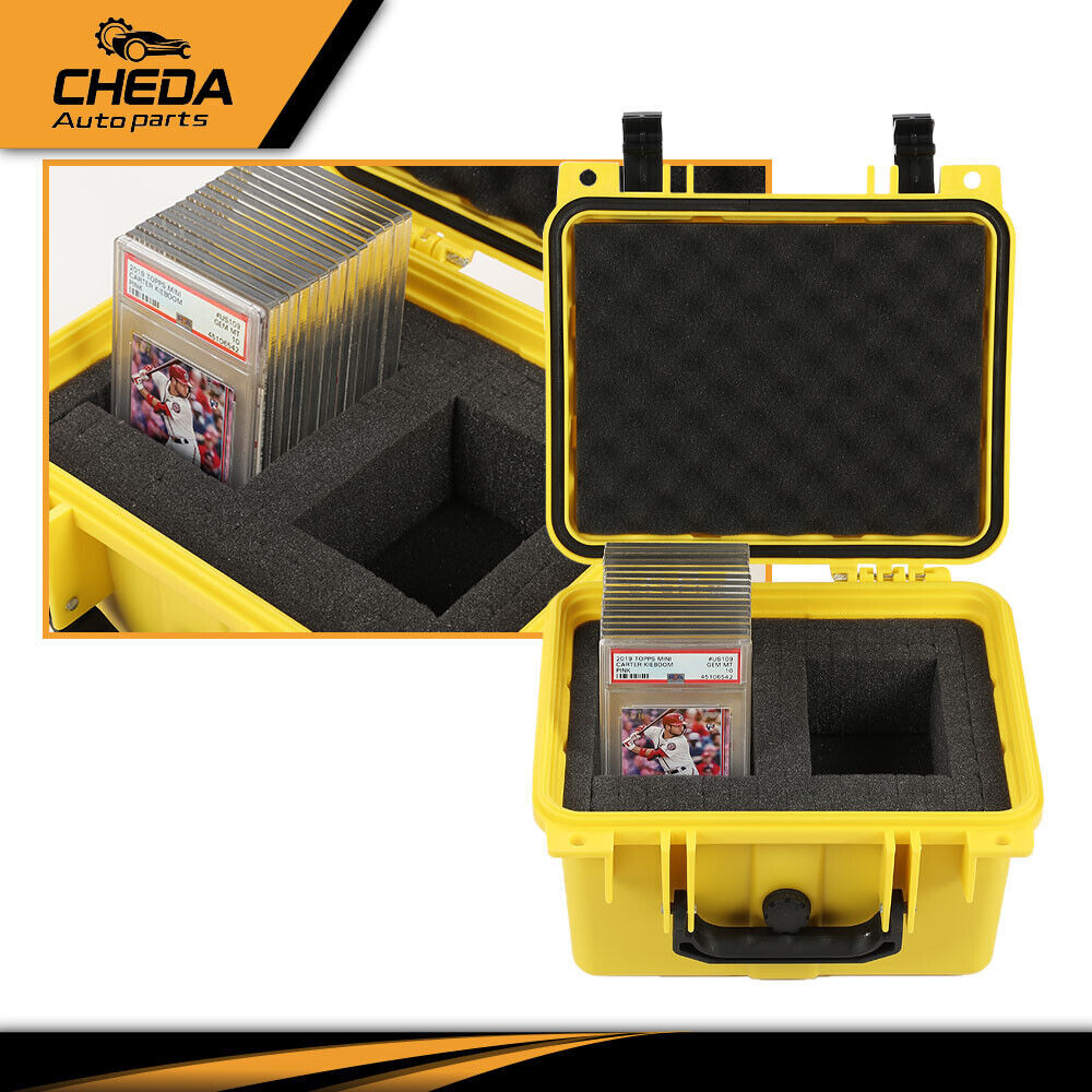 [50CT 150CT] Weatherproof Graded Card Storage Box Case Slab Holder Protector NEW