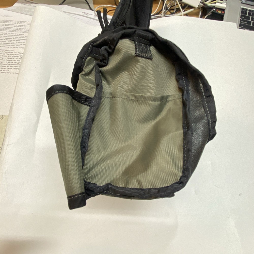 Maxpedition Black Aftermath Compact Nylon Toiletry Bag - 1817B