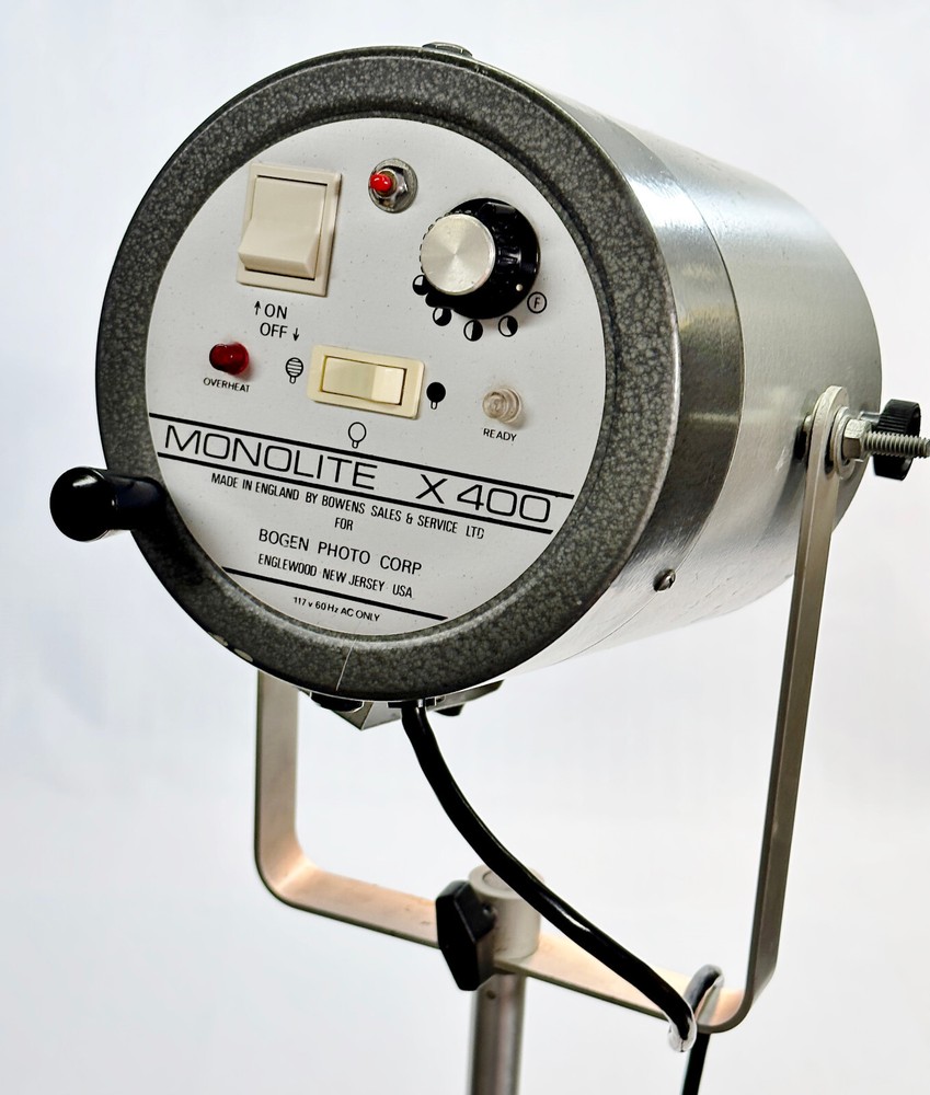 Bogen Monolite X400 Studio Strobe Flash Head & Bowens MK3 Monocell Plug-in Slave