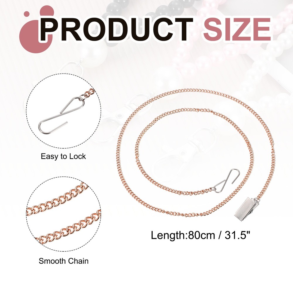 Zipper Helper Pull, Zipper Puller with Clip, Rose Gold