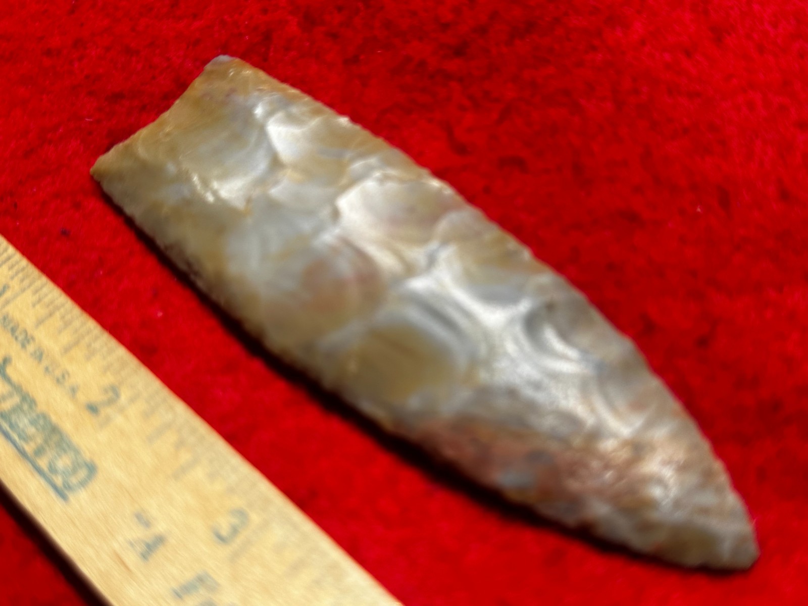 4 3/8" Flintridge Fluted Clovis Point, Indian Artifacts, Hopewell, Arrowheads