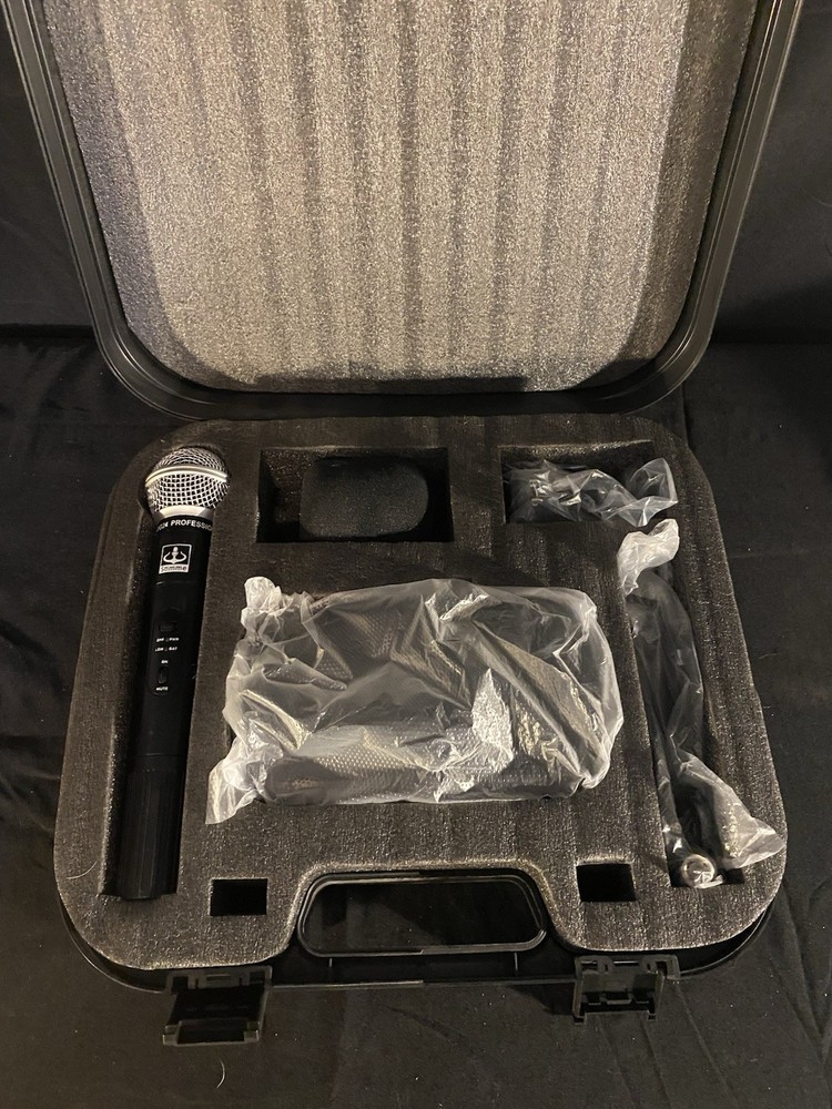 Wireless Microphone, Transmitter And Receiver, Complete Set, Used Once, Stimme