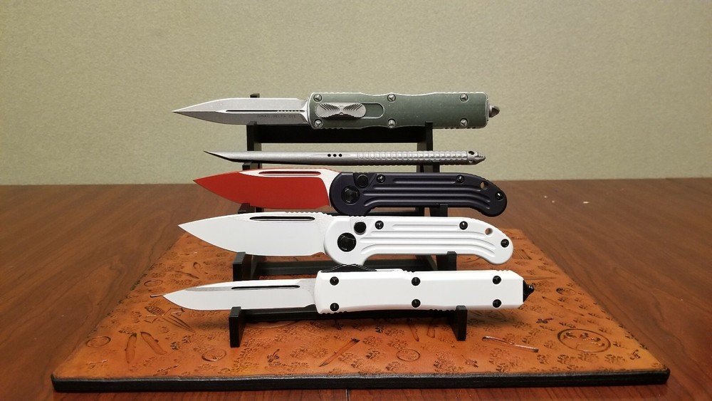 5 Knife Display Stand For Microtech And Others