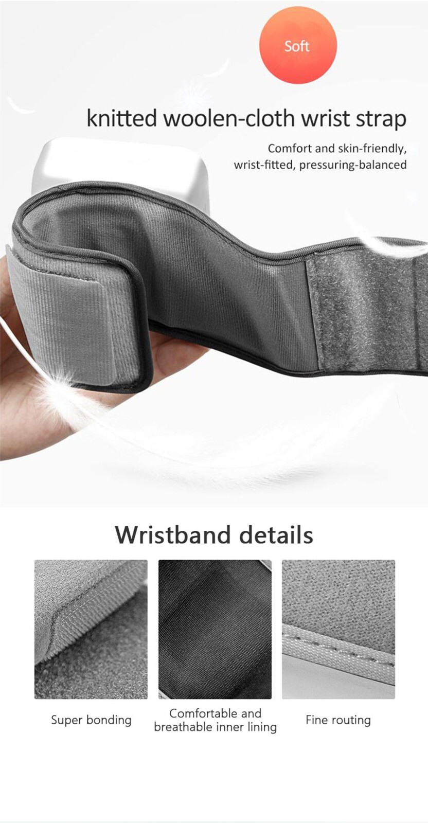 Automatic Digital Wrist Blood Pressure Monitor BP Machine Cuff LED Heart Rate