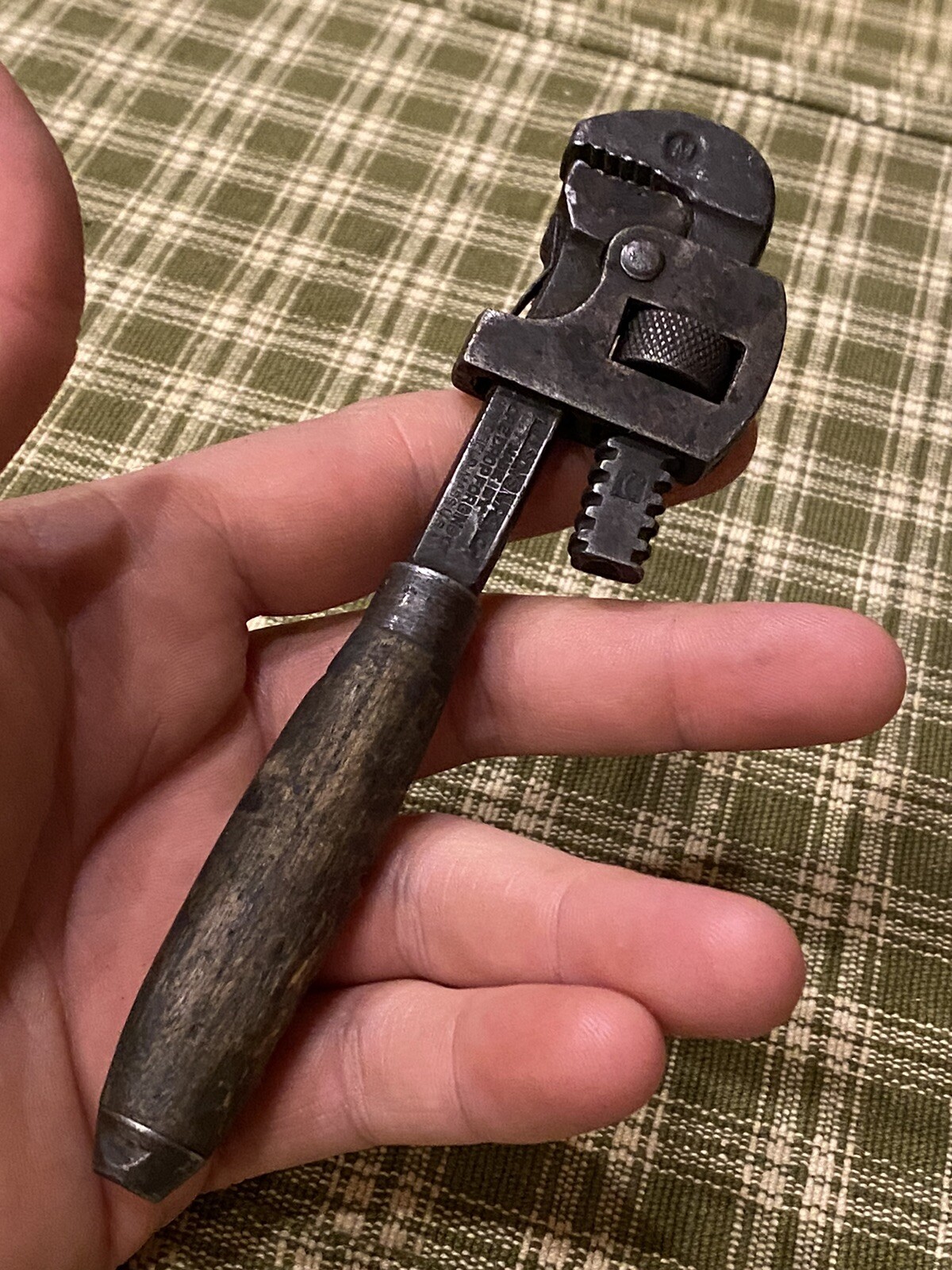 Stillson Wrench By Moore Drop Forging No. 6 6” Springfield Mass USA Antique