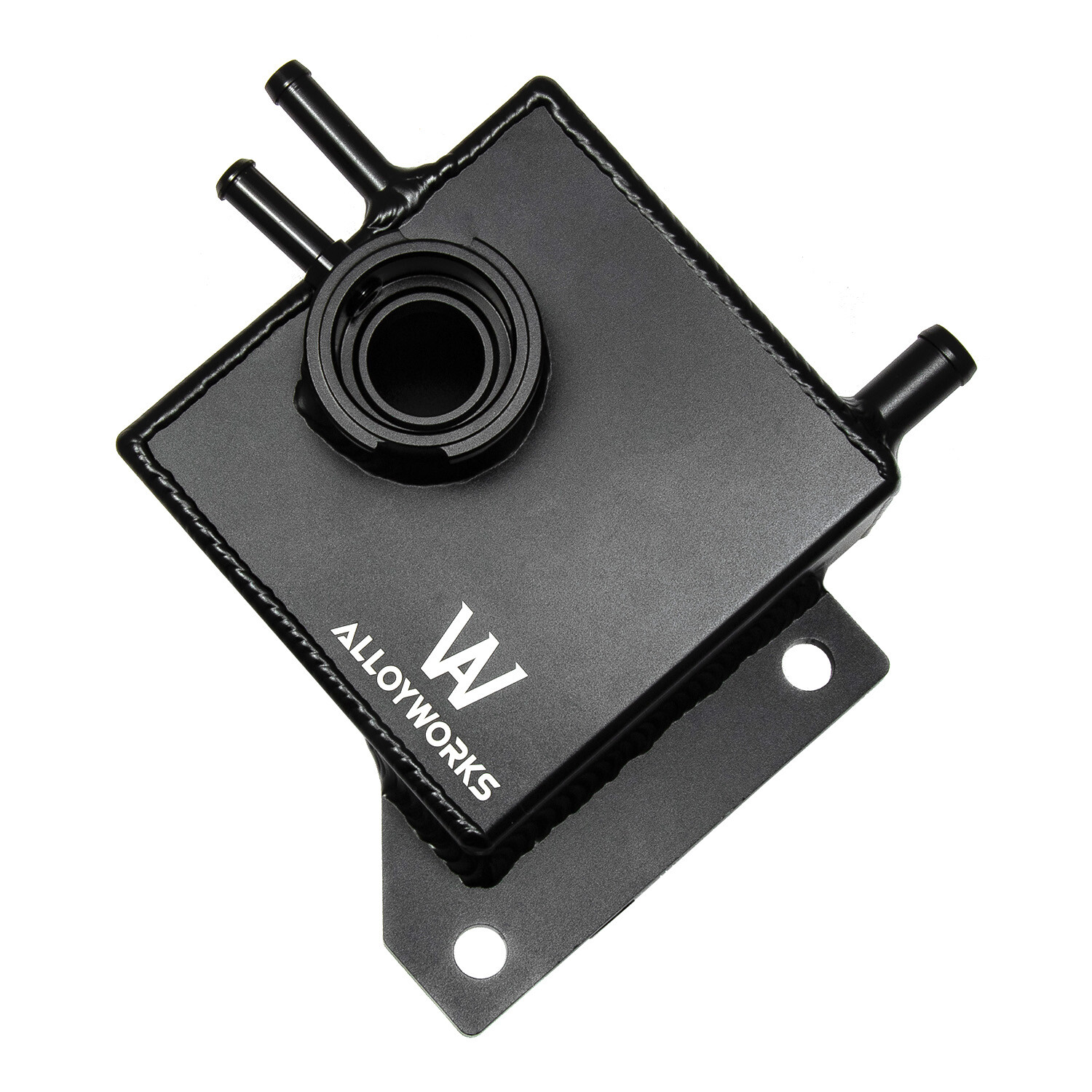 Aluminum Coolant Reservoir Tank For SUBARU 2002-2007 IMPREZA WRX 2004-2019 STI