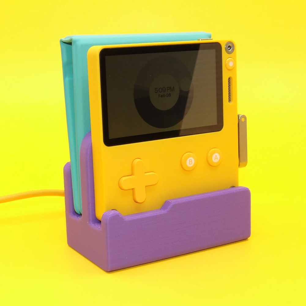 PLAYDATE DOUBLE DATE CHARGING DOCK WITH COVER HOLDER, CUSTOM DESIGNED, PANIC