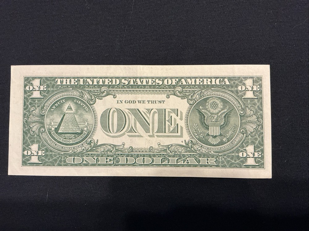 2017 $1 Misaligned Error Star Note, Cir / F03583549*