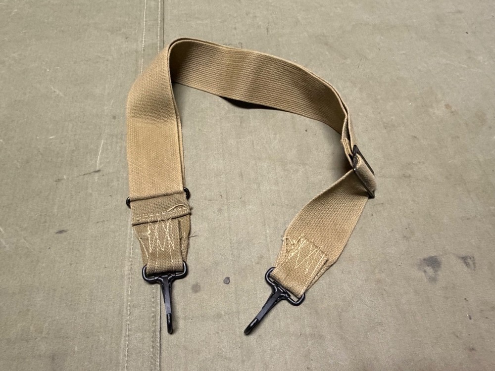 ORIGINAL WWII US ARMY INFANTRY M1942 M1 GP AMMO BAG CARRY STRAP-BRITISH MADE