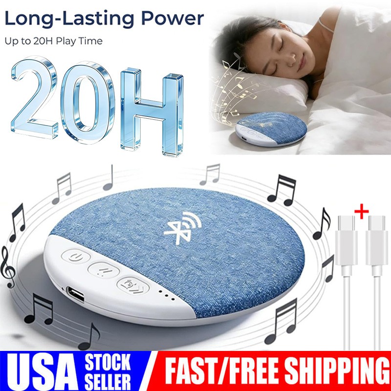 Under Pillow Speaker For Sleeping Bone Conduction Speaker With White Noise Timer