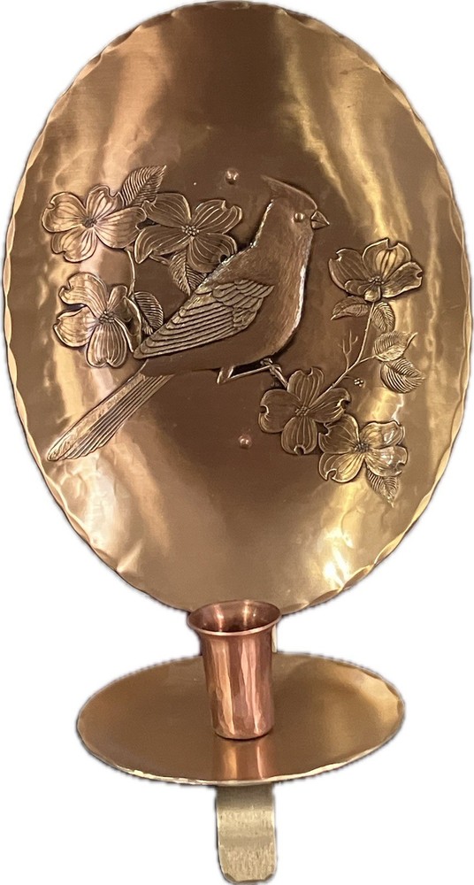 Wendell August Forge Solid Bronze Cardinal Wall Sconce Grove City, Pa.