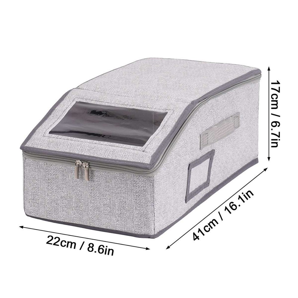 Stackable Hat Storage Organizer for Baseball Caps 12 Caps Hat Box with Lid