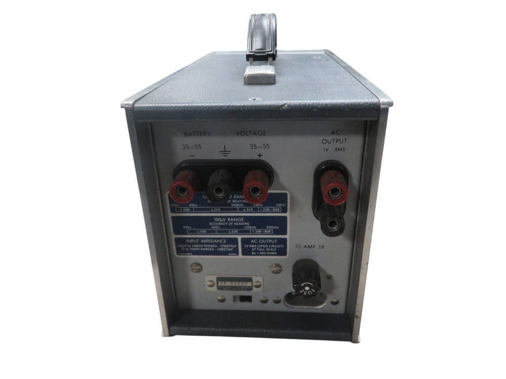 HP 400GL AC Voltmeter 100 khz LP filter - Free Shipping