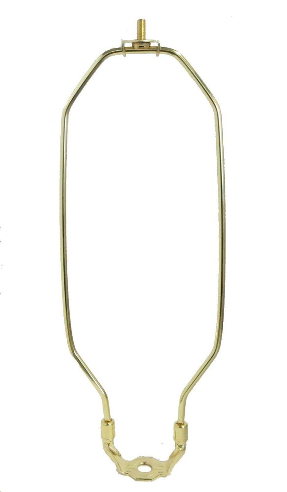 14"  POLISHED BRASS HARPS