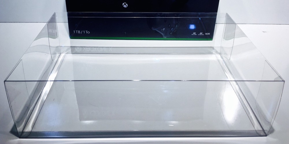 1 Console Box Protector For XBOX ONE X Console Boxes  Clear Custom Display Case