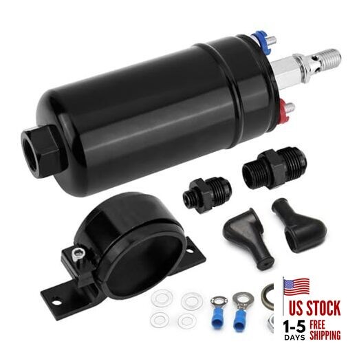 Universal External Inline Fuel Pump Electric High Flow 300LPH 12V with