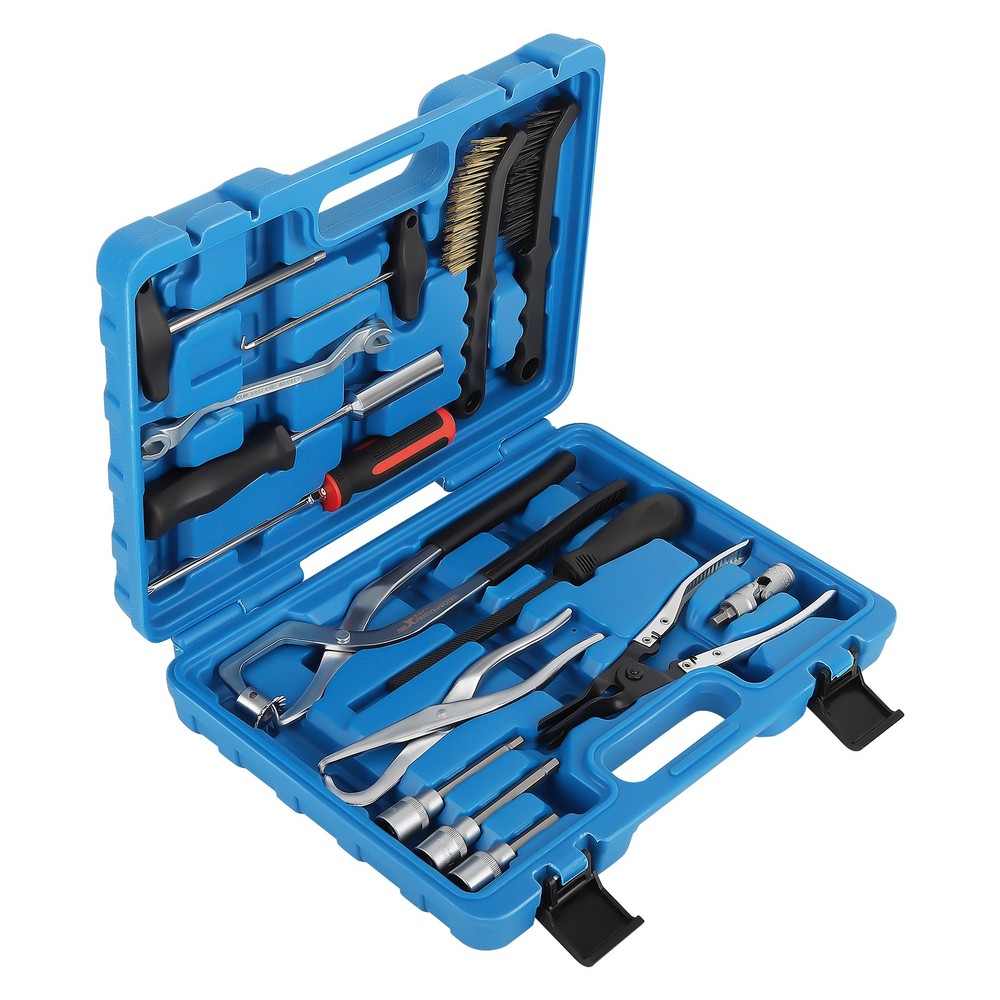 15PCS Brake Drum Tool Kit with Brake Spring Pliers/Compressor/Puller Tool