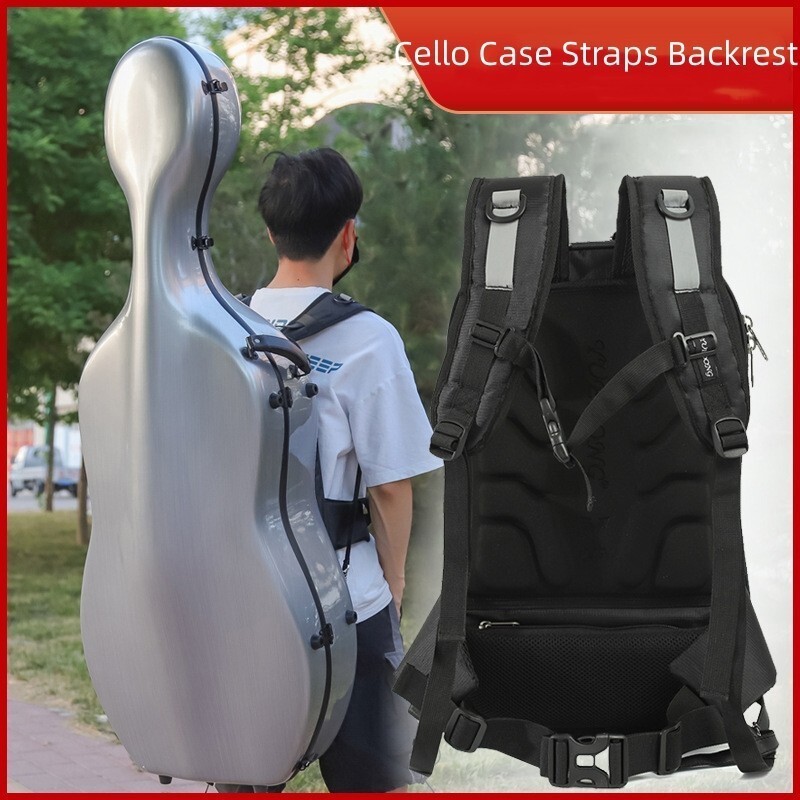 4/4 cello case Straps Backrest Backpack Carrying System Accessories