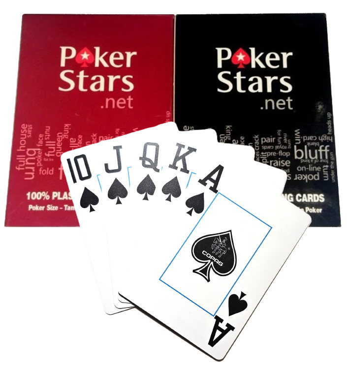 BIG SALE - Poker Stars Copag Playing Cards 100% Plastic Jumbo Index 1 Pair