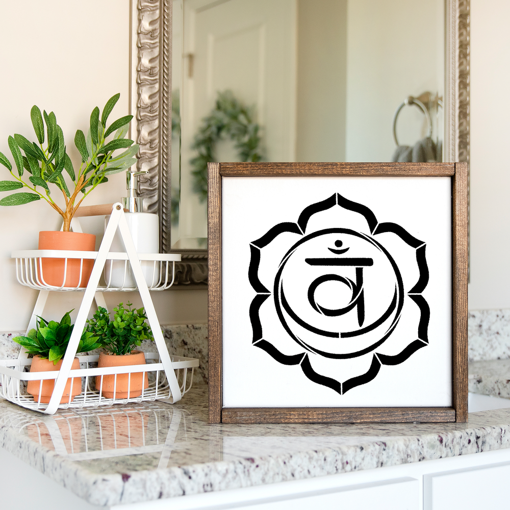 Svadhisthana Sacral Chakra Stencil